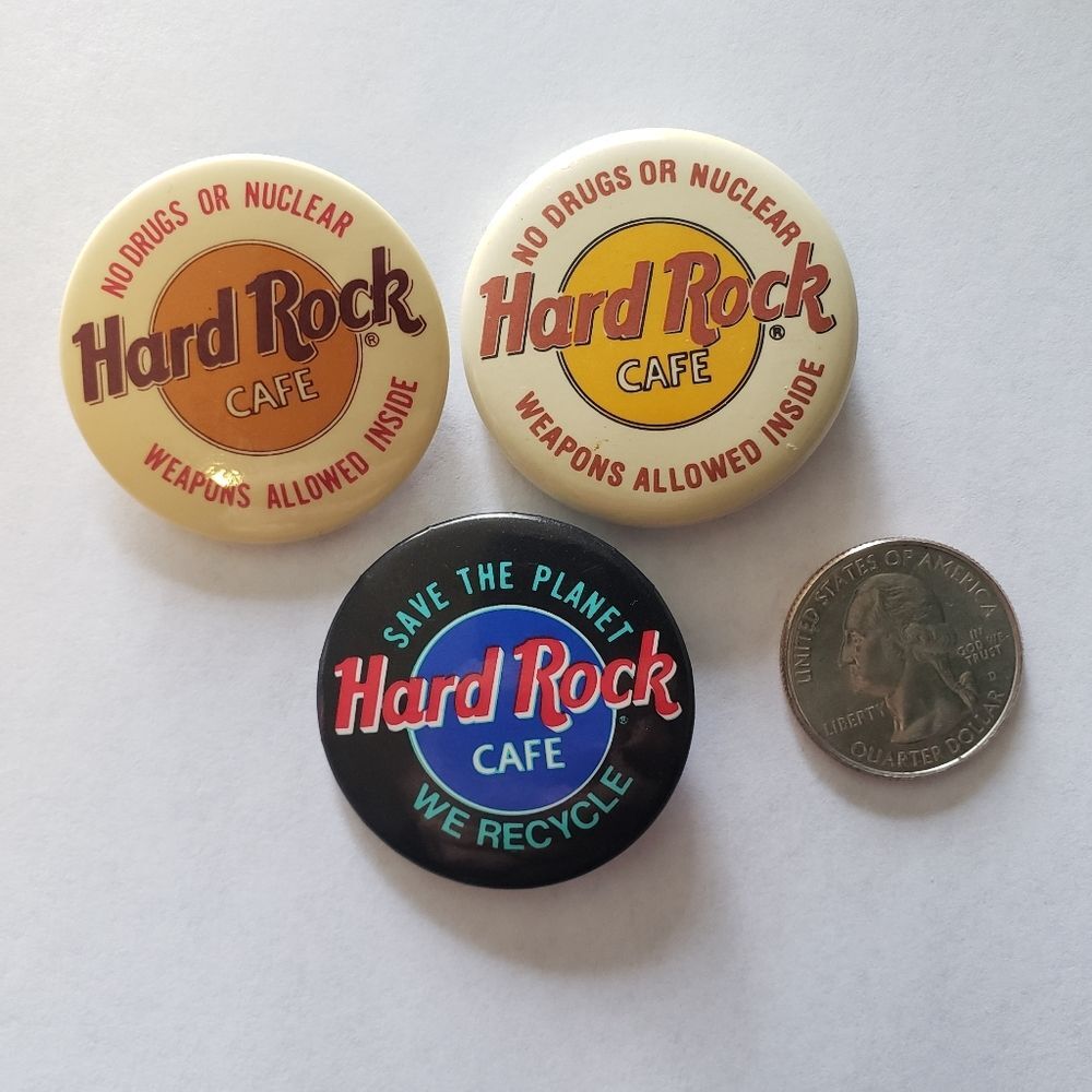 HardRock Cafe Button Pins (Γ3)